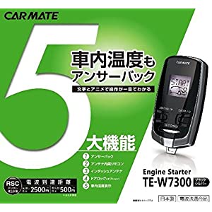 Carmate engine starter with answerback function TE-W7300 - DIGITRAD